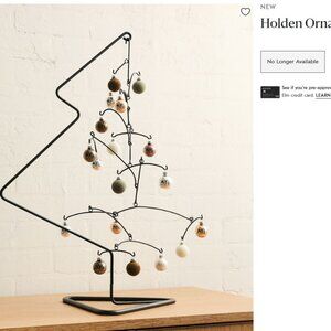 ISO Holden Ornament Tree from West Elm